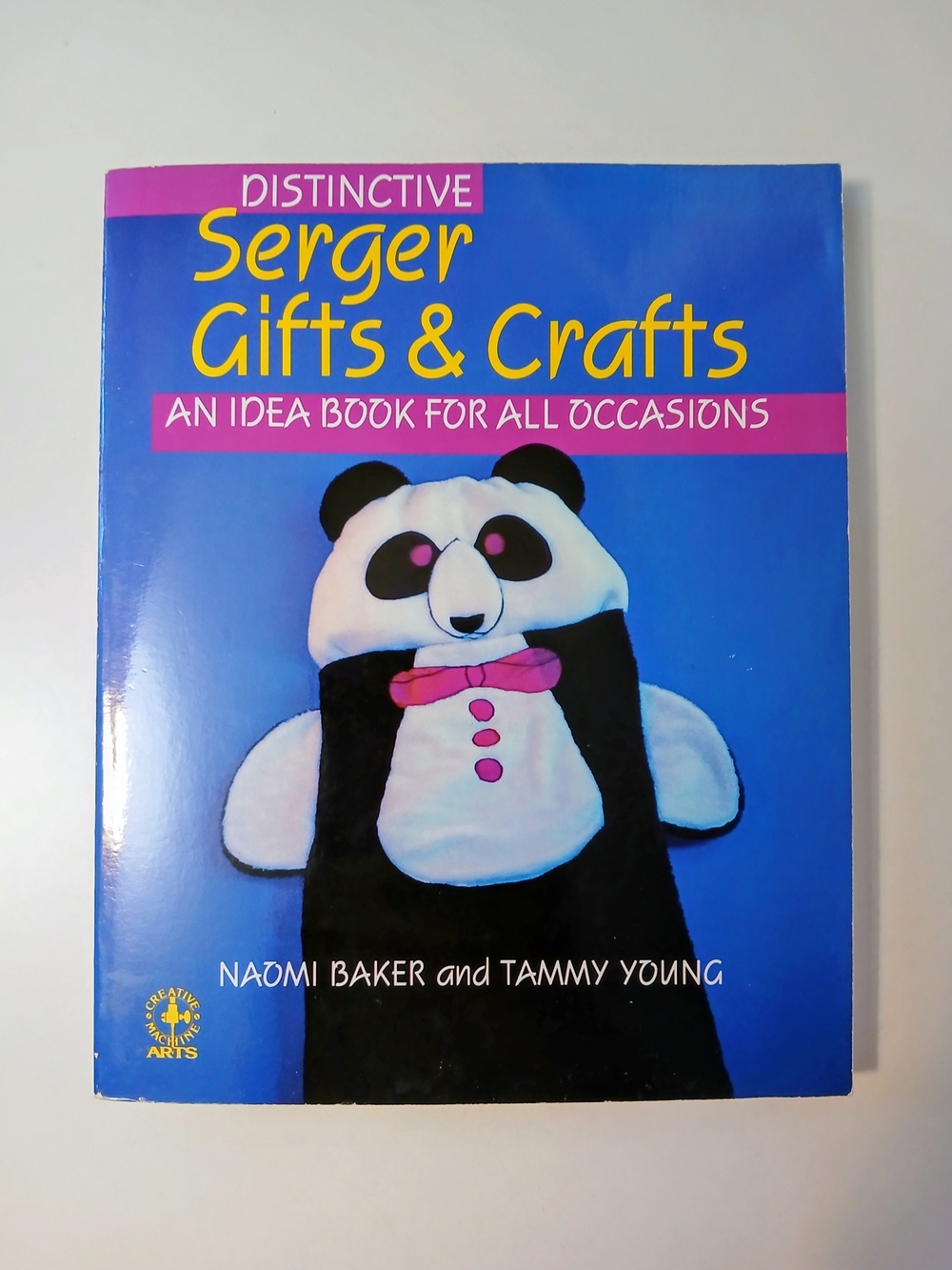 Distinctive Serger Gifts & Crafts Book - Blue Cover